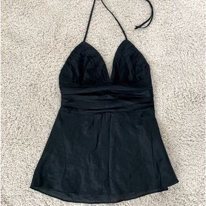 NWT Express Design Black Halter Top XS